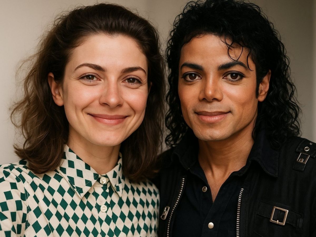 Fan with Michael Jackson