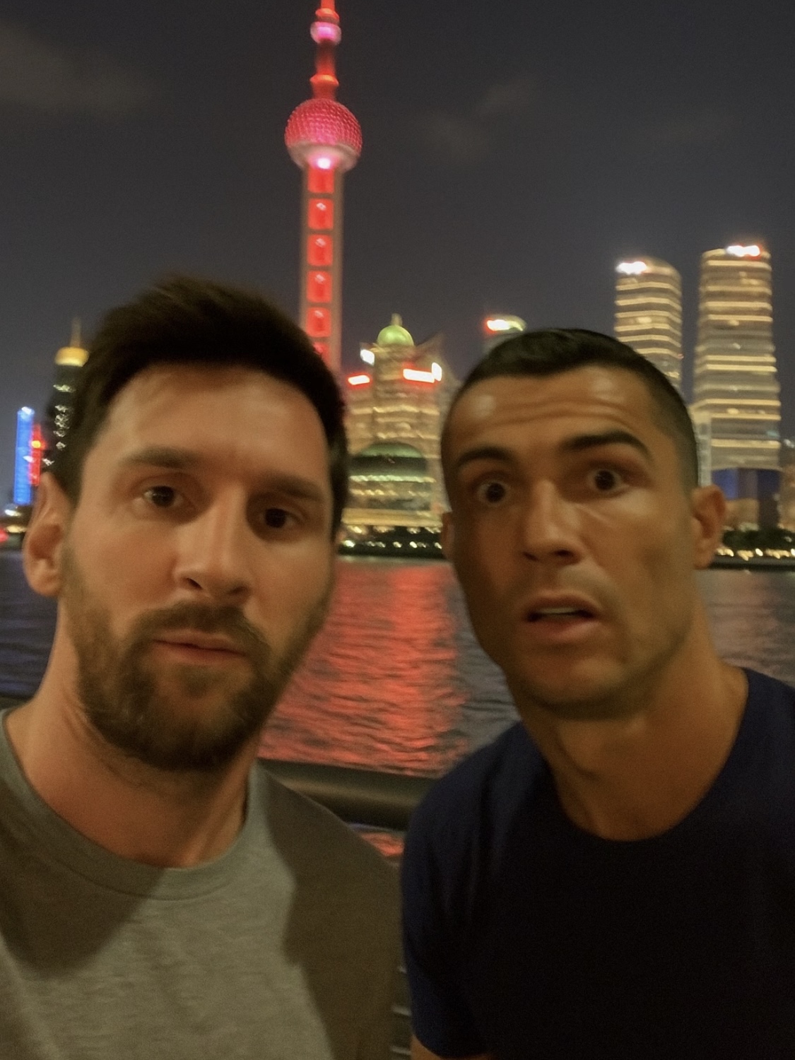 Messi and Ronaldo together